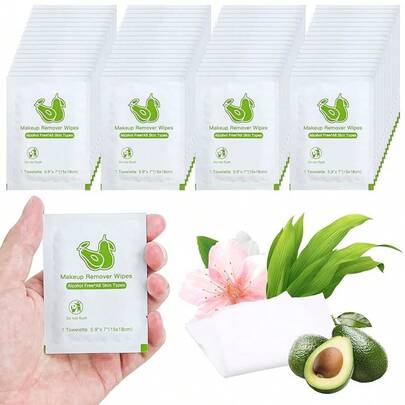 Makeup Remover Wipes Bulk Individually WrappedTravel Makeup Wipes Individual Makeup Remover Wipes Bulk Gentle Cleansing Makeup Remover Wipes For Face