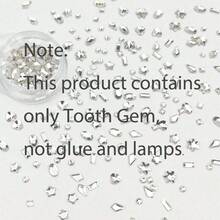 66pcs White Butterfly & Colorful Rhinestone Teeth Jewelry Set, Cute Y2K Sparkling Crystal Tooth Decor, Suitable For Daily, Party, Holiday, Unisex