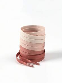 1 par de cordones de zapatos de moda con degradado de color, disponibles en múltiples colores, cordones elegantes para tenis, zapatos casuales, accesorios para zapatos