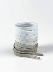 1 par de cordones de zapatos de moda con degradado de color, disponibles en múltiples colores, cordones elegantes para tenis, zapatos casuales, accesorios para zapatos