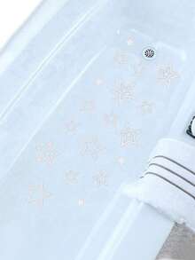 6/12/20 件星形浴缸防滑安全贴纸 - 粘性防滑贴花，适用于淋浴间、浴室地板和楼梯，易于粘贴和晾干，耐用材质 - 彩色 - 查看 6