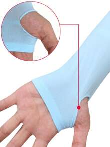 Mangas de hielo de verano unisex - Enfriamiento hasta -5°C, mangas para los brazos transpirables, que absorben la humedad y son ligeras, adecuadas para ciclismo, conducción y deportes al aire libre - Disponibles en negro, blanco, azul