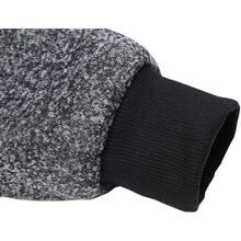 Heavyweight Sherpa Hoodies For Men, Thick Fleece Lined Full Zip Up Winter Warm Sweatshirts Work Jackets-20256688 - Mfj130-黑色 - 查看 5