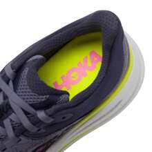 Hoka Bondi 9 女士休闲鞋，轻便缓震透气，舒适厚底，带品牌标识，亲肤百搭，适合日常、健身、通勤、下班后休闲旅行、约会等场合，灰色，货号 1162012-CYG - 灰色 - 查看 5