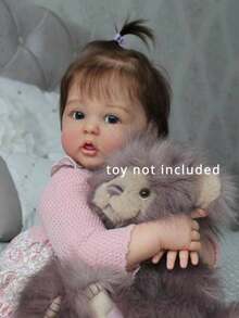 60cm 3D Paint Skin With Vein Vinyl Reborn Baby Doll For Girl Handmade 24 Inch Princess Toddler Artist Collection - Muñeca de piel pintada en 3D - Ver 4