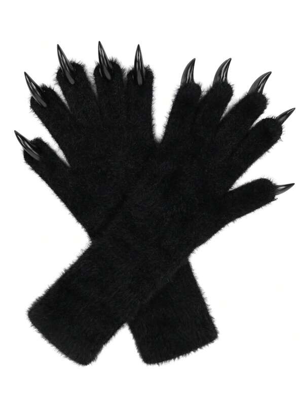 Guantes largos y cálidos con dedos completos, accesorios de disfraz para eventos con temática de cosplay, mascarada y fiestas