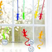 5/10/20/30/48 件弹力粘性蜥蜴麻糬挤压玩具、柔软减压坐立不安玩具、礼品袋填充物、生日、派对礼物（颜色、款式随机） - 彩色 - 查看 5