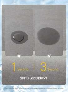 1pc Silica Gel Kitchen Floor Mat, Wood Grain Mosaic Pattern Design, Simulating The Effect Of Old Wooden Board Splicing, Presenting A Retro And Natural Visual Style - Multicolor - View 5