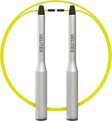 Velites Skipping Rope For Crosstraining, Boxing And Fitness Fire 2.0 - Ideal For Double Jumps | Aluminum Speed Rope (Ballasts Not Included) - Silver - View 1