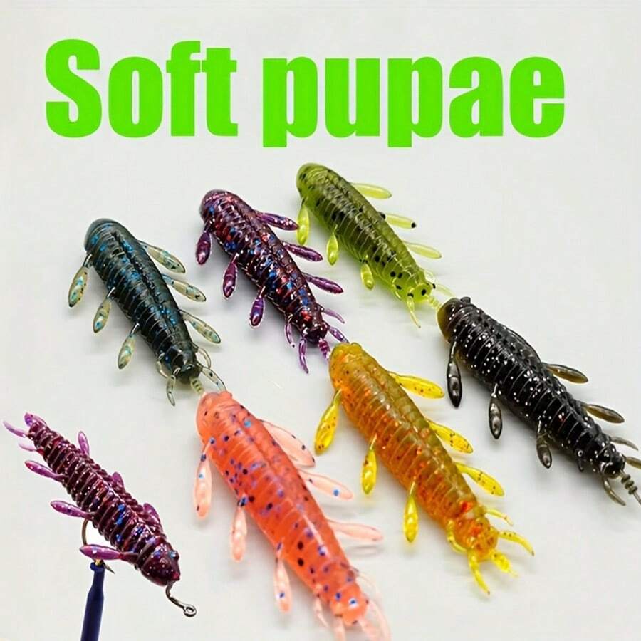 8个/包钓鱼软饵“闪光诱饵钓鱼”