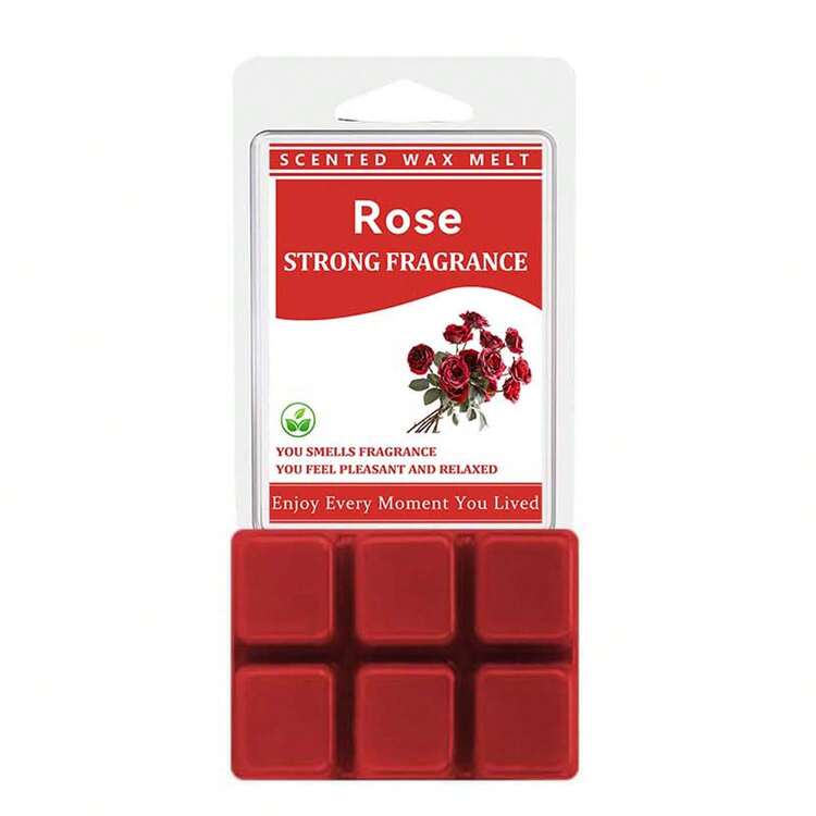 1/6 包 3.0 盎司香氛蜡烛，香味浓郁，大豆蜡，适用于蜡烛熔炉 - 依兰、柠檬、玫瑰、佛手柑、樱花、薰衣草、茉莉、无花果 - 彩色 - 查看 10