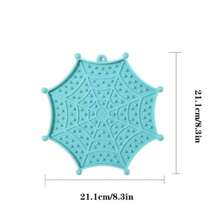 Thảm liếm cho thú cưng - Thảm ăn chậm bằng silicon có giác hút, thiết kế hình nhện dễ thương, bát ăn chậm chống trượt giúp ngăn ngừa đầy hơi, phù hợp cho chó con và thú cưng trưởng thành, giúp giảm căng thẳng và làm dịu thú cưng khi liếm, đồ dùng cho thú cưng. - Nhiều màu - Xem 7