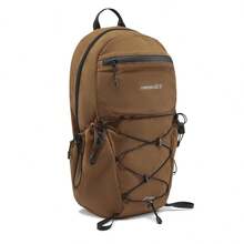 LI-NING CF Travel - Mochila deportiva de gran capacidad universal ABDV335 - Oro de palma - Ver 4