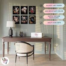 Dark Academia Wall Art Prints - Gothic Bedroom Decor, Vintage Goth Posters For Room Aesthetic, Halloween Witchy Prints Moody Goth Room Decor Emo Home Decorations (Unframed)Halloween - 幻想奇想 - 查看 7