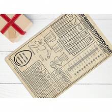 Kitchen Conversion Chart Signs For Vintage Kitchen Wall Decor Baking Supplies Accessories For Bakers Cooking Lovers Guide Bakery Decoration Metal Signs 12x8 Inches - 1 - Xem 5