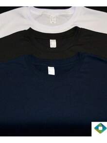 PLAYERA CUELLO REDONDO DE 170G 50% ALGODON PEINADO/50% POLIESTER, CON TAPA COSTURA DE HOMBRO A HOMBRO, CALIDAD PREMIUM - Blanco - Ver 2