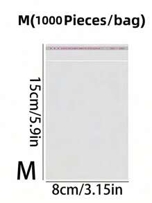 1000pcs/100pcs/200pcs Self-Adhesive Resealable OPP Bags, Transparent Resealable Plastic Bags, Bulk Sealed Plastic Bags For Packaging Small Gifts, Party Favors And Toys - Clear - View 23