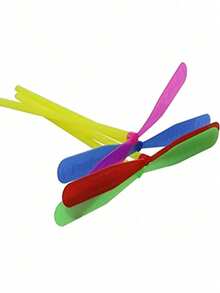 1/10/30pcs Color Random Hand Rub Bamboo Dragonfly,Festival Party Toy Plastic Flying Leaf Toy,Outdoor Family Interactive Game,The Best Choice For Valentine's Day, Birthday Gifts,Both Indoor And Outdoor Use(Random Color)