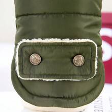 Englischer Stil Hundemantel Jacke, warme Winterbekleidung für kleine bis mittlere Hunde, Chihuahua, Französische Bulldogge