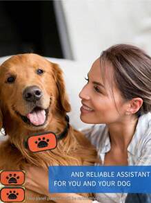 新款宠物止吠项圈，智能自动识别训练狗狗，电击止吠，可充电止吠项圈，人性化设计，操作简便，可调节尺寸，适合中小型宠物，狗狗用品