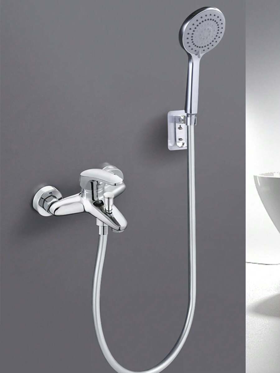 PVC 光滑淋浴软管 1.5 米/59 英寸，带防扭黄铜接头 - 通用替换，灵活，防扭结和防泄漏