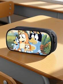 Bluey حافظة أقلام/كرتون/بلوي/أنيقة محمولة/مدمجة/حرم جامعي/ملونة/فتاة/طالبة//عادية/ديكور حفلة/هدية