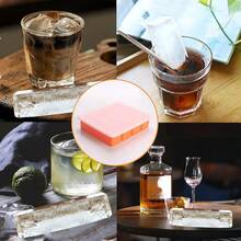 Silicone Ice Cube Molds Widely Use 2 Packs,Ice Cube Tray For Whiskey, Butter Mold,Freezer Molds For Soups And Sauces (Orange)-721904 - 2 - 查看 6