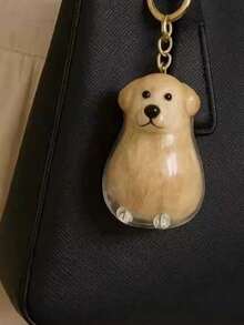 1 pièce/5 pièces Boîte de rangement et de stockage pour poils de chat et de chien de compagnie très attrayante et transparente, pendentif commémoratif, porte-clés, cadeau commémoratif, chat orange, chat Sanhua, Teddy, Bomei, Chaigou, Bixiong, Samoye, Golden Hair, Corgi, West Highland, stockage de poils de chien tacheté - Transparent - Voir 8