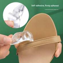 Forefoot Anti-Slip Pad GEL Self-Adhesive Invisible Shock Absorption Massage Anti-Slip Stickers High Heel Sandals Anti-Wear Heel Stickers - Transparent - View 4