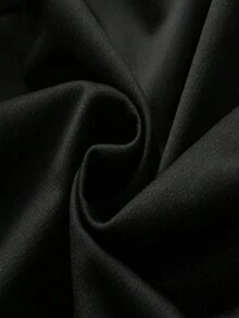 1 pièce Veste à capuche décontractée pour homme en polyester, à manches longues, avec peu d'élasticité, ourlet ouvert, fermeture à glissière, style régulier, manteau d'automne et d'hiver, version épaisse - Noir - Voir 9