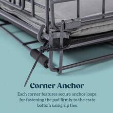 Cybarmour Chew Proof Dog Crate Pad Outdoor Indestructible Dog Bed Tough Potable Machine Washable Water And DirtResistant Large Breeds And Fits 36Inch Crate 35"X22" Limestone - 350長x220寬 - 查看 4