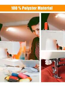 1 Pc 1300 Yards/Roll Strong And Durable Polyester Sewing Thread, Polyester Sewing Thread Roll, Professional Sewing Machine Thread, Durable And Versatile Handmade Thread For Sewing Machine, Embroidery, Industrial Use