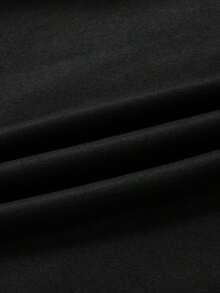 American Street Style Oversize Hoodie Heavy Fleece Autumn Winter Warm Couple Wear Unisex Hoodie Chest Letter Print  Loose Youth Casual Sweatshirt  Loose American Retro Sports Casual Street Hip Hop Printed Hoodie Drawstring Hoodie Pocket Design Couple Set Unisex - 黑色 - 查看 4