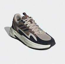 Adidas 阿迪达斯 Ozelle 男女款休闲运动鞋，舒适跑步鞋，ID3577 - 棕黑色 - 查看 1