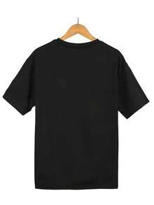 Cheer Mom T-Shirt | Cheerleading Apparel For Women | Black Tee With Red And White Design | Perfect Gift For Cheerleading Enthusiasts | Comfortable And Durable | Ideal For Games, Competitions, And Everyday Wear | Size S-XXL - 黑色 - 查看 3