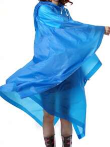 一件加厚防水全身雨衣，长袖连帽雨披，适合户外运动、成人骑行徒步时尚连体雨衣保暖，也适合闺蜜节、宠物派对、嘉年华、聚会装饰。