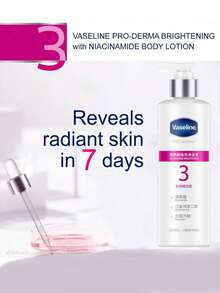 Vaseline 凡士林烟酰胺亮白身体乳液，提亮肤色，改善暗沉，均匀肤色，凡士林精华，焕发光彩，增强亮度，持久保湿，修复肌肤，烟酰胺+己基间苯二酚+白藜芦醇，多功能，日常护肤，身体护理，适合深色皮肤人士，追求光泽。 - Nicotinamide Brightening - 查看 3