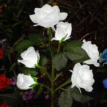 NetHong 5 Head LED Solar Power Flower Lights Outdoor Garden Path Luminous Lamps UK - Multicolor - View 12