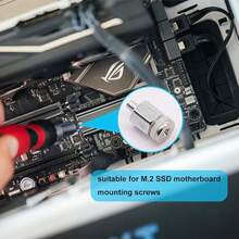 New M.2 SSD Mounting Screws Kit, M.2 Morboard Standoffs And Screws, NVMe Screw  Magnetic Screwdriver, Used For Mainboard Repair Of Laptop & Computers - RAM - 查看 3