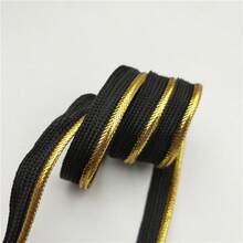 5 码斜纹带饰边，适用于缝制枕头、垫子和衣服上的卷边、滚边、铜线边 - 彩色 - 查看 13