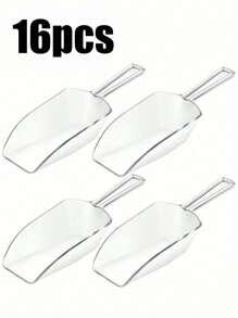 8个塑料冰淇淋勺，厨房面粉食品糖果冰淇淋勺，甜点糖果自助餐勺，派对婚礼厨房工具 - 彩色 - 查看 11