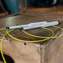 Velites Skipping Rope For Crosstraining, Boxing And Fitness Fire 2.0 - Ideal For Double Jumps | Aluminum Speed Rope (Ballasts Not Included) - Silver - View 3