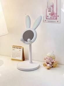 1pc Plastic Rabbit Shaped Adjustable Slouchy Phone/Tablet Holder, Versatile Desk Stand Organizer, Simple Design, Suitable For Tablets, Smartphones, Live Streaming - Multicolor - View 7