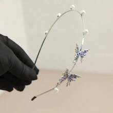 Butterfly Metal Thin Edge Headband Super Fairy Light Luxury High-End Headband Fairy Exquisite Headdress Hair Accessories - 蝴蝶 - 查看 5