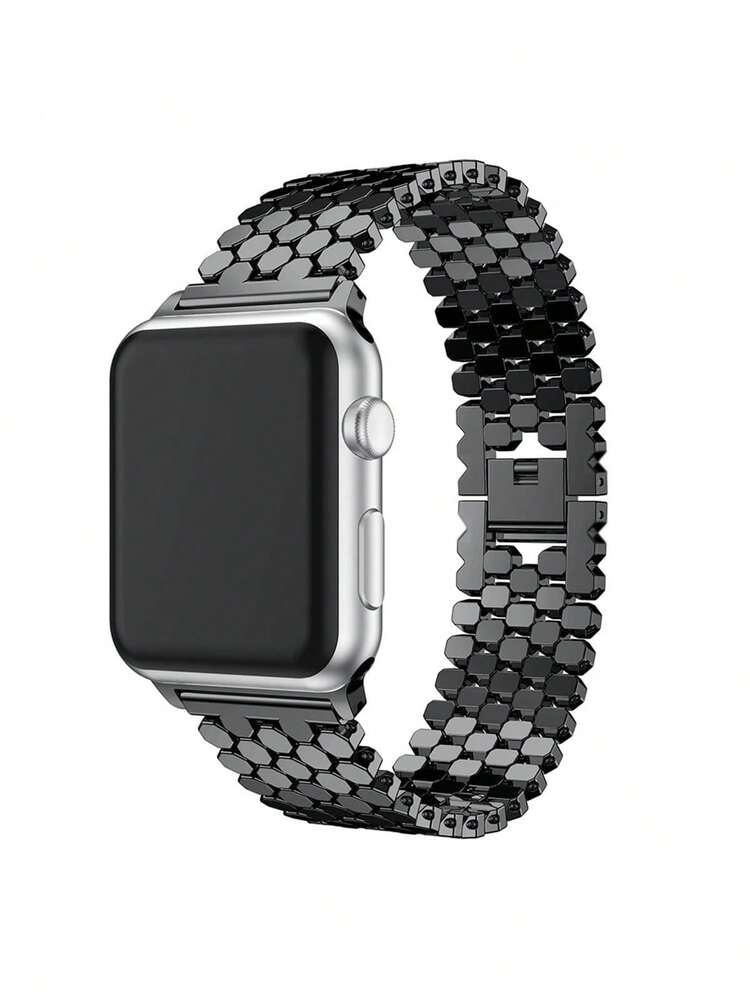 1pc Unisex Apple-Inspired Fashionable Metal Watch Band, Compatible With Apple Watch 45mm 49mm 38mm 40mm 41mm 42mm 44mm 46mm, Compatible With IWatch Series Ultra/SE 11/10/9/8/7/6/5/4/3/2/1