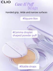 Clio K-Beauty KILL COVER MESH BLUR 氣墊粉底組，15g*2 [含補充裝]，SPF40+ PA++++，涼感清爽，柔焦霧面妝效，控油遮毛孔，打造無瑕肌膚，輕盈順滑，長效亮澤，敏感肌適用 - #23N GINGER - 查看 7