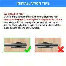 150-Degree Stainless Steel Automatic Door Closer - Adjustable, Quiet Closing Mechanism, Hidden Spring Design, Ideal For Residential Use, Includes Screws And Mounting Hardware, Quiet Door Operation | Modern Door Closer | Durable Door Closer (Random Color Accessories) - Multicolor - View 8