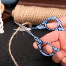 Sewing Embroidery Scissors Small Vintage Sharp Scissors – Small Vintage Sharp Detail Shears For Craft, Artwork, Needlework Yarn, Handicraft DIY Tool, Thread Snips, 4.6in Rainbow Bird Style