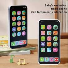 Juguete de bebé Pato de dibujos animados que canta y baila, juguete de música y luces eléctricas para niños, juguete educativo para bebés, juguete de música de teléfono para bebés, juguete de aprendizaje temprano para bebés, juguete interactivo de pato amarillo con sonido y luz, juguete de simulación multifuncional de juego de aprendizaje - Multicolor - Ver 11