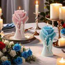 Romantic Rose Silicone Mold For Candle Making – Easy Release, Multi-Purpose DIY Craft Mold, Reusable For Epoxy Resin, Plaster, Clay – Perfect For Handmade Gifts & Home Decor